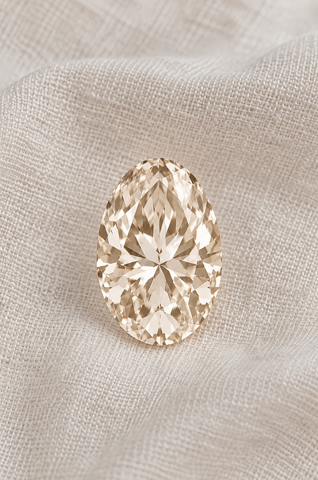 Oval Light Champagne